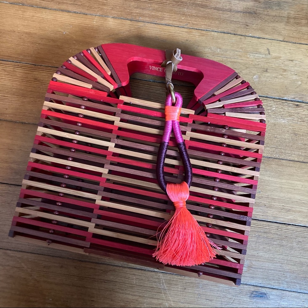 Vince Camuto Basket Birdcage Handbag
